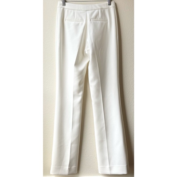 KOBI HALPERIN Deb High-waist Flared Pants In Ivory Cream White Sz 4 - Picture 6 of 12